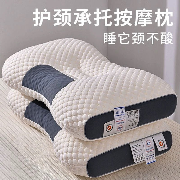 Factory Pillow Pillow Core Protector Cervical Vertebrae To Help Sleep Special Adult Pair Student High Whole Head Single Male Dormitory Sleeping Traction