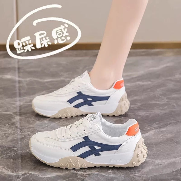 Broken code red Qingying genuine leather small white shoes for women summer new style mesh breathable lightweight