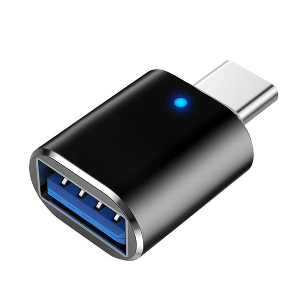 محول type-c إلى USB3.0 للهاتف المحمول مع قارئ بطاقات الضوء ملحقات محول شحن السيارة بالجملة