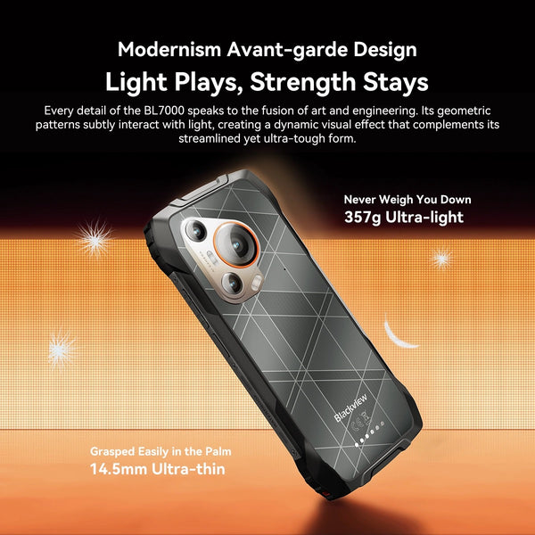 هاتف Blackview BL7000 بشاشة 6.78” وذاكرة 12+256GB | رؤية ليلية | 5G AI أصلي